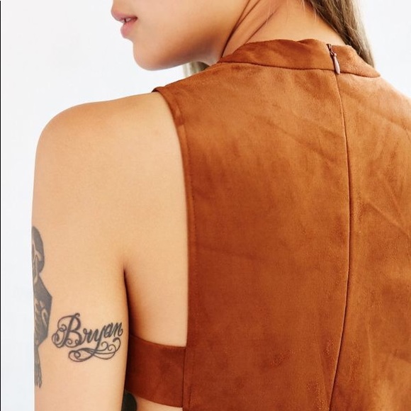 Oh My Love Faux-Suede Tank Dress - Picture 5 of 5